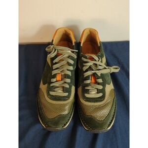 Clarks Men's Craft Run Tor US 10 M Olive Combi Suede & Leather Sneakers Shoes